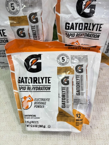 Bột pha nước điện giải - bù nước siêu tốc - GATORLYTE MỸ 360G