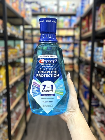 Nước súc miệng Crest Pro-Health Advanced Complete Protection (Hương Clean Mint) Mỹ 1lit