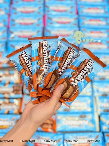 Socola Nhân bơ đậu phộng Mrbeast Feastables Creamy Peanut Butter Cups Mỹ 40g