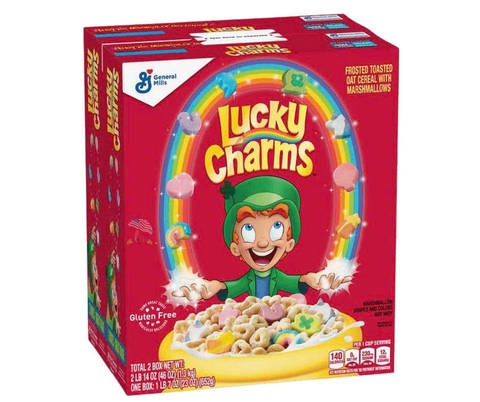 Ngũ cốc ăn sáng Lucky Charms mix Mashmallow Mỹ 297g