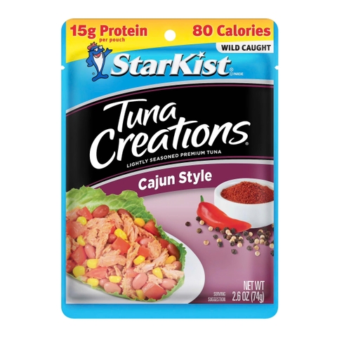 Cá Ngừ Ăn Liền StarKist Tuna Creations Cajun Style – Gói 74g Mỹ