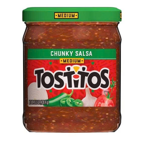 Sốt Chấm Tostitos Chunky Salsa Medium Vị Cà Chua Cay Vừa Mỹ 439g