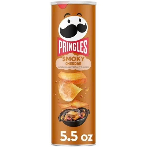 Snack khoai tây Pringles Smoky cheddar 158g Mỹ