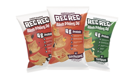 [COMBO 3] Bánh Phồng Dế (40g) - Mix 3 vị