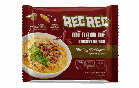 Mì Đạm Dế REC REC - Vị Mè Cay Tứ Xuyên