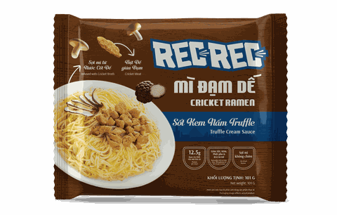 Mì Đạm Dế REC REC - Vị Sốt Kem Nấm Truffle