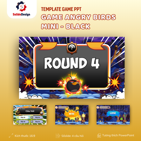 GA5.4 - Game Angry Birds mini - Black