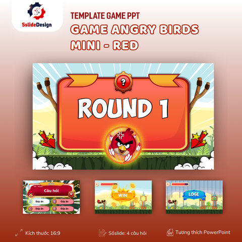 GA5.1 - Game Angry Birds mini - Red