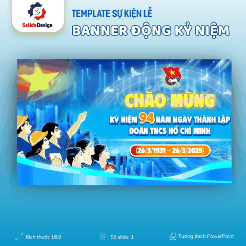 EV11 - Banner Kỷ niệm ngày thành lập Đoàn TNCS HCM