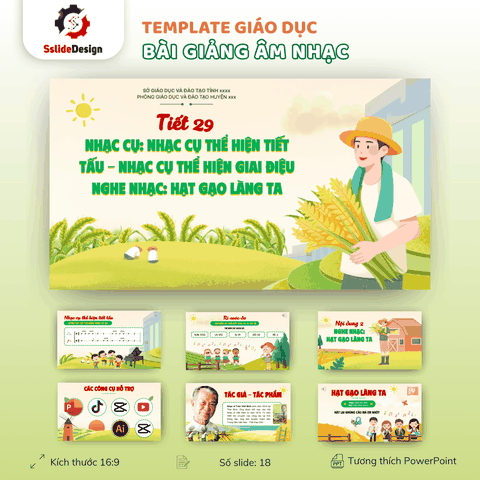 GD48 - Bài giảng Âm Nhạc - Nhạc Hạt Gạo Làng Ta