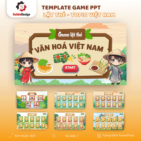 GA23 - Game Lật Thẻ  Việt Nam