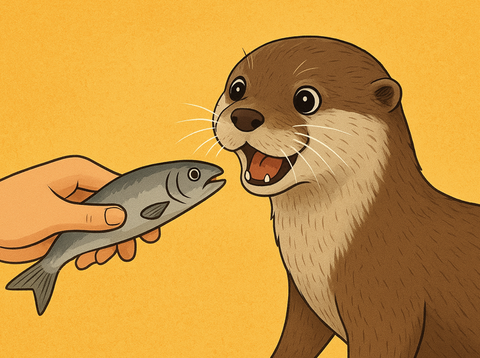 Lý do thật sự khiến anh Tiun cần một chú rái cá thú cưng bên cạnh