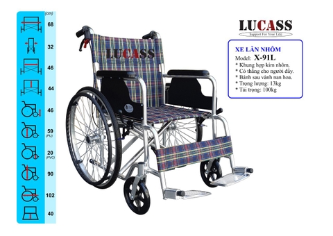 Xe lăn tay Lucass X91-L
