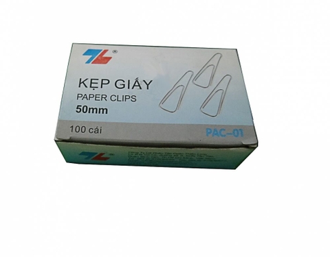 Kim Kẹp Giấy Thiên Long PAC-01 (50mm) - Dụng Cụ Văn Phòng Chất Lượng Cao