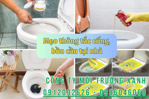 Thông tắc cống tại nhà - đơn giản, hiệu quả