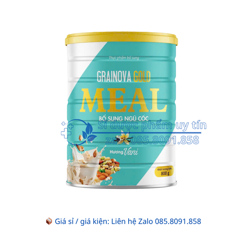 Sữa Grainnova Gold Meal giúp bổ sung dinh dưỡng, tăng đề kháng hộp 800g