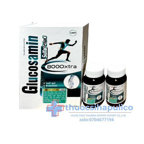 Viên uống xương khớp Glucosamin sulfat 2NaCl 800.Oxtra giảm triệu chứng và nguy cơ thoái hóa khớp, viêm khớp hộp 60 viên