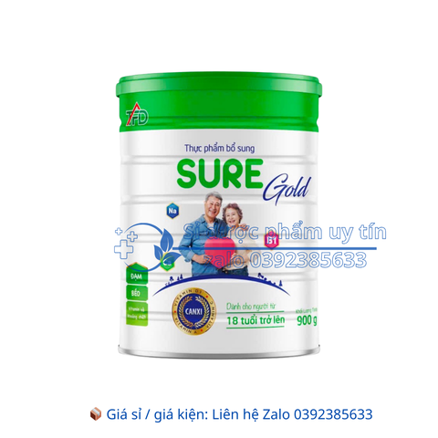 Sữa Sure Gold giúp bổ sung vitamin và khoáng chất hộp 900g