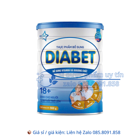 Sữa Diabet giúp bổ sung dinh dưỡng cho người tiểu đường hộp 900g