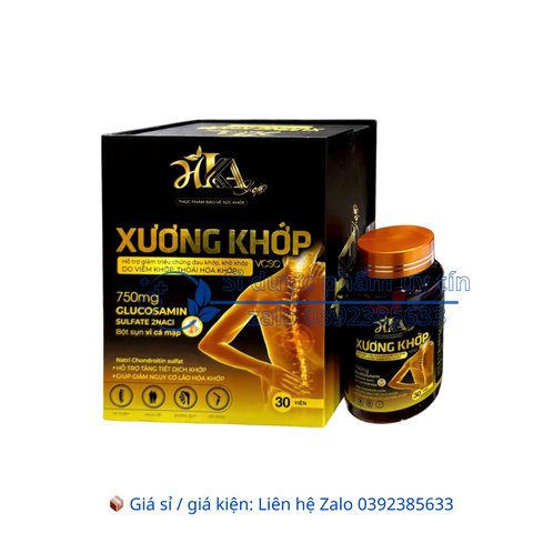 Viên uống Xương Khớp VCSC giảm đau khớp, khô khớp do viêm khớp, thoái hóa khớp hộp 30 viên
