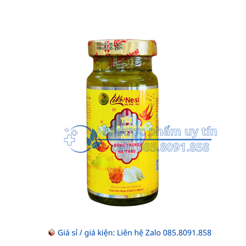 Yến Chưng Đông Trùng Hạ Thảo Like Nest  giúp bồi bổ cơ thể, tăng cường sức khoẻ lọ 150ml