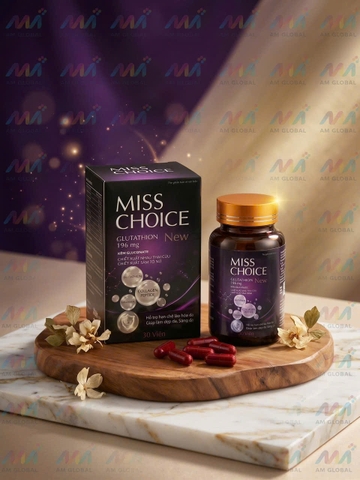 (Mua Sỉ Liên Hệ Zalo) Viên uống đẹp da Miss Choice New giúp hạn chế lão hoá da, đẹp da sáng da hộp 30 viên