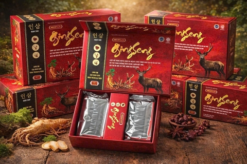 (Mua Sỉ Liên Hệ Zalo) Viên uống bổ sung vitamin cho cơ thể Mediphar Gingseng Nhân Sâm giúp tăng đề kháng, giảm mệt mỏi hộp 60 viên