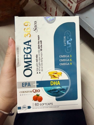 (Mua Sỉ Liên Hệ Zalo) Viên uống Omega 3.6.9 Sanco giúp giảm mỡ máu, tăng cường thị lực, tốt cho tim mạch hộp 60 viên