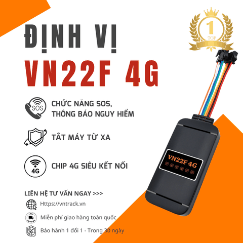 Định vị GPS VN22F 4G - Cao cấp nhất