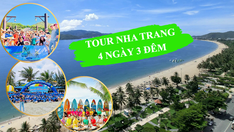 Tour Nha Trang 4 ngày 3 đêm [Trọn Gói - Giá Rẻ - Ưu Đãi 30%]