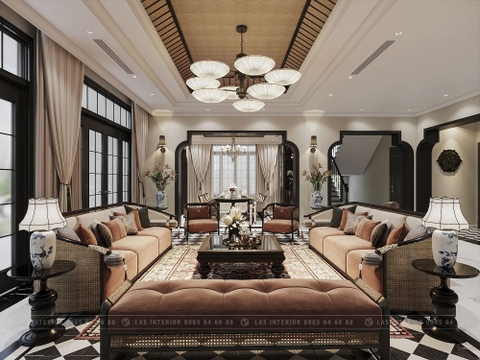 Biệt Thự INDOCHINE - Thiết kế đậm chất Á Đông bởi LAS STUDIO