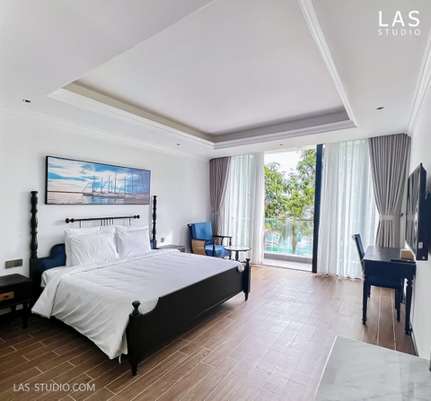 Phòng Nghỉ Dưỡng Sang Trọng với Thiết Kế Nội Thất Indochine [Hình ảnh thực tế]