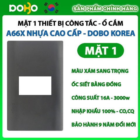 [Hạt rời] ổ cắm điện, công tắc điện A66X cao cấp DoBo Hàn Quốc - Nhập khẩu chính hãng - bảo hành 9 năm