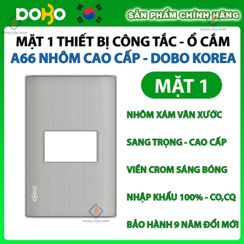 [Hạt rời] Ổ cắm âm tường, công tắc điện cao cấp  Dòng A66 DoBo Hàn Quốc nhập khẩu  - Bảo hành 9 năm - NPP Trung Kiên