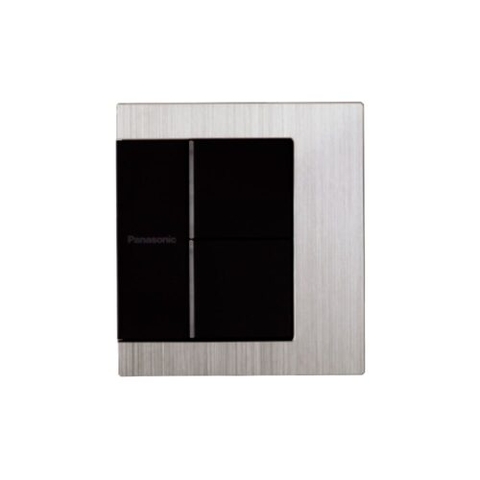 Bộ 2 công tắc vuông có đèn báo Gen-X WTFBP52562S-1-G ( CÓ VAT )