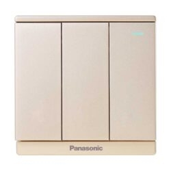 Công Tắc 3 Moderva Vàng ánh kim WMF515MYZ-1VN ( CÓ VAT )