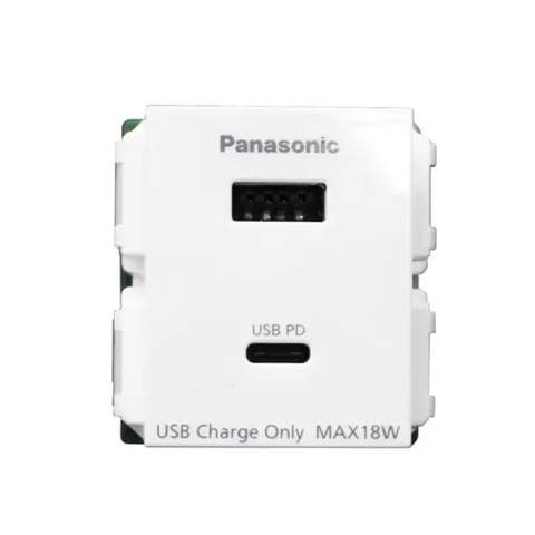 Ổ cắm USB 2 cổng Type A-C WEF14821W-VN ( CÓ VAT )