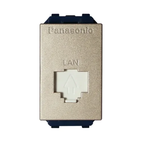 Hạt mạng Panasonic CAT5E màu vàng ánh kim WEV2488MYZ ( CÓ VAT )