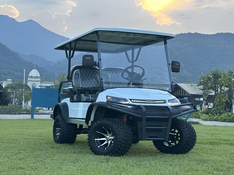 Xe golf 4 chỗ ngồi màu trắng  - Ronking