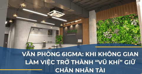 VĂN PHÒNG 6IGMA: KHI KHÔNG GIAN LÀM VIỆC TRỞ THÀNH “VŨ KHÍ” GIỮ CHÂN NHÂN TÀI