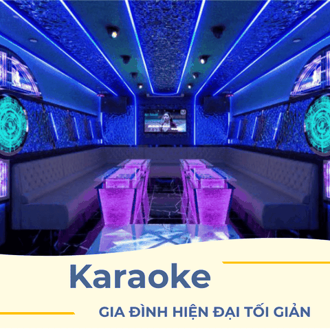 THIẾT KẾ PHÒNG KARAOKE GIA ĐÌNH HIỆN ĐẠI TỐI GIẢN & TIẾT KIỆM