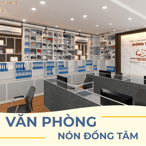THIẾT KẾ VÀ THI CÔNG NỘI THẤT VĂN PHÒNG NÓN ĐỒNG TÂM