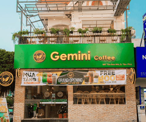 HÌNH ẢNH THI CÔNG THỰC TẾ CAFE GEMINI TÂN SƠN NHÌ