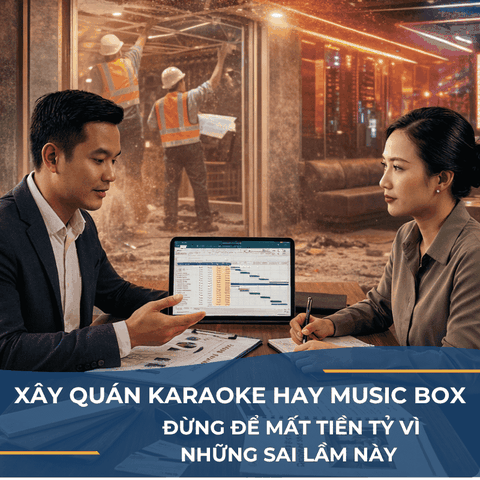XÂY QUÁN KARAOKE HAY MUSIC BOX - ĐỪNG ĐỂ MẤT TIỀN TỶ VÌ NHỮNG SAI LẦM NGỚ NGẨN NÀY