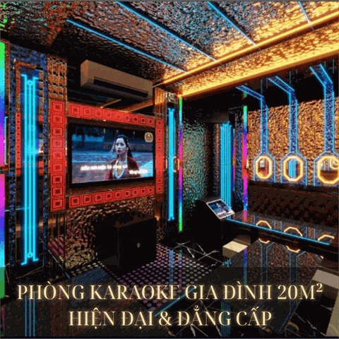 THIẾT KẾ PHÒNG KARAOKE GIA ĐÌNH 20M² HIỆN ĐẠI VÀ ĐẲNG CẤP