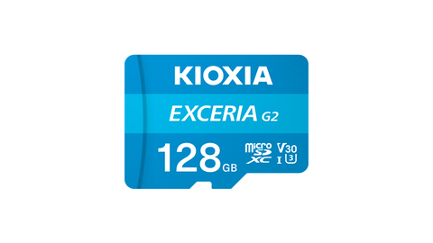 THẺ NHỚ MICROSD KIOXIA-128GB - G2 CL10 UHS-I U3 GHI HÌNH 4K