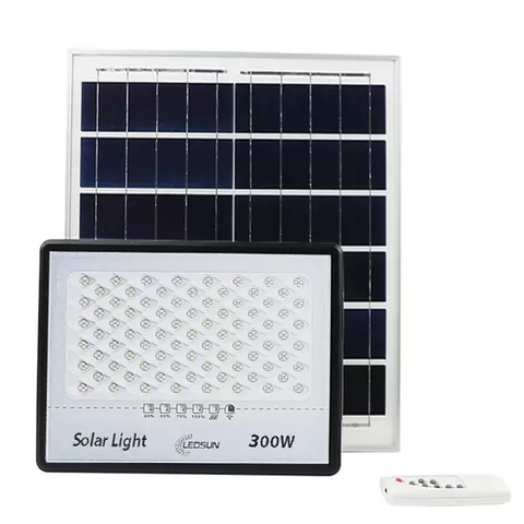 Đèn pha led chống chói 300W, LS-LHN300, có tích hợp năng lượng mặt trời