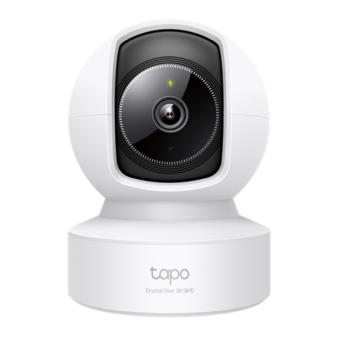 Camera giám sát Tapo C222, hiệu TP-LINK, có chức năng ghi hình, có khe gắn thẻ nhớ