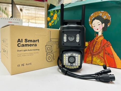 Camera 5.0MP Yoosee 2 mắt F36D PRO - Black