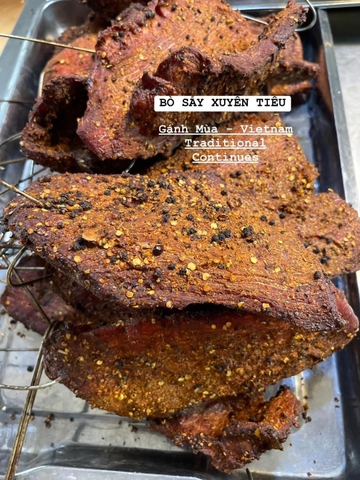 Thịt bò sấy tiêu (600gr)